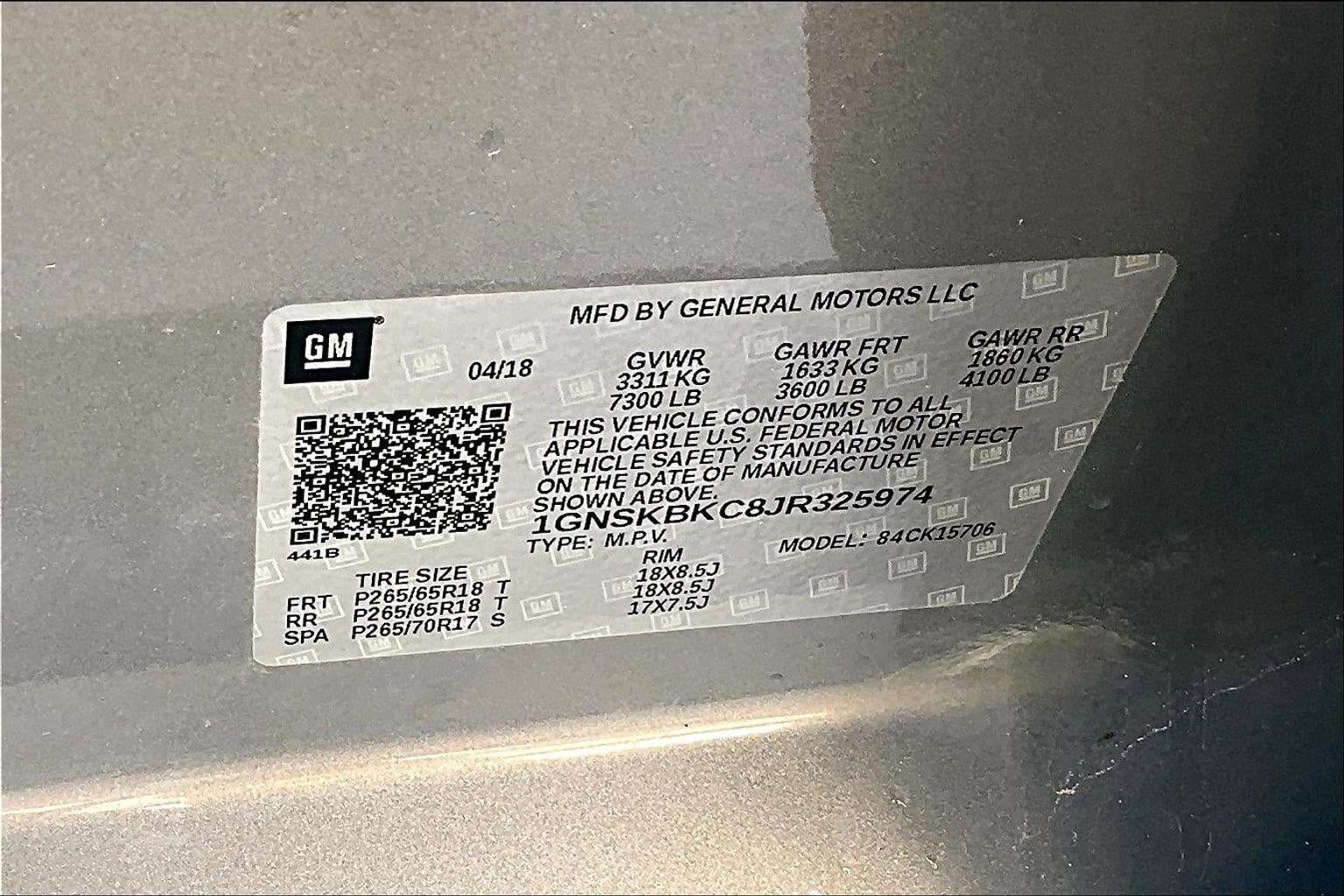 Used 2018 Chevrolet Tahoe LT w/ Luxury Package AWD/4WD image 34