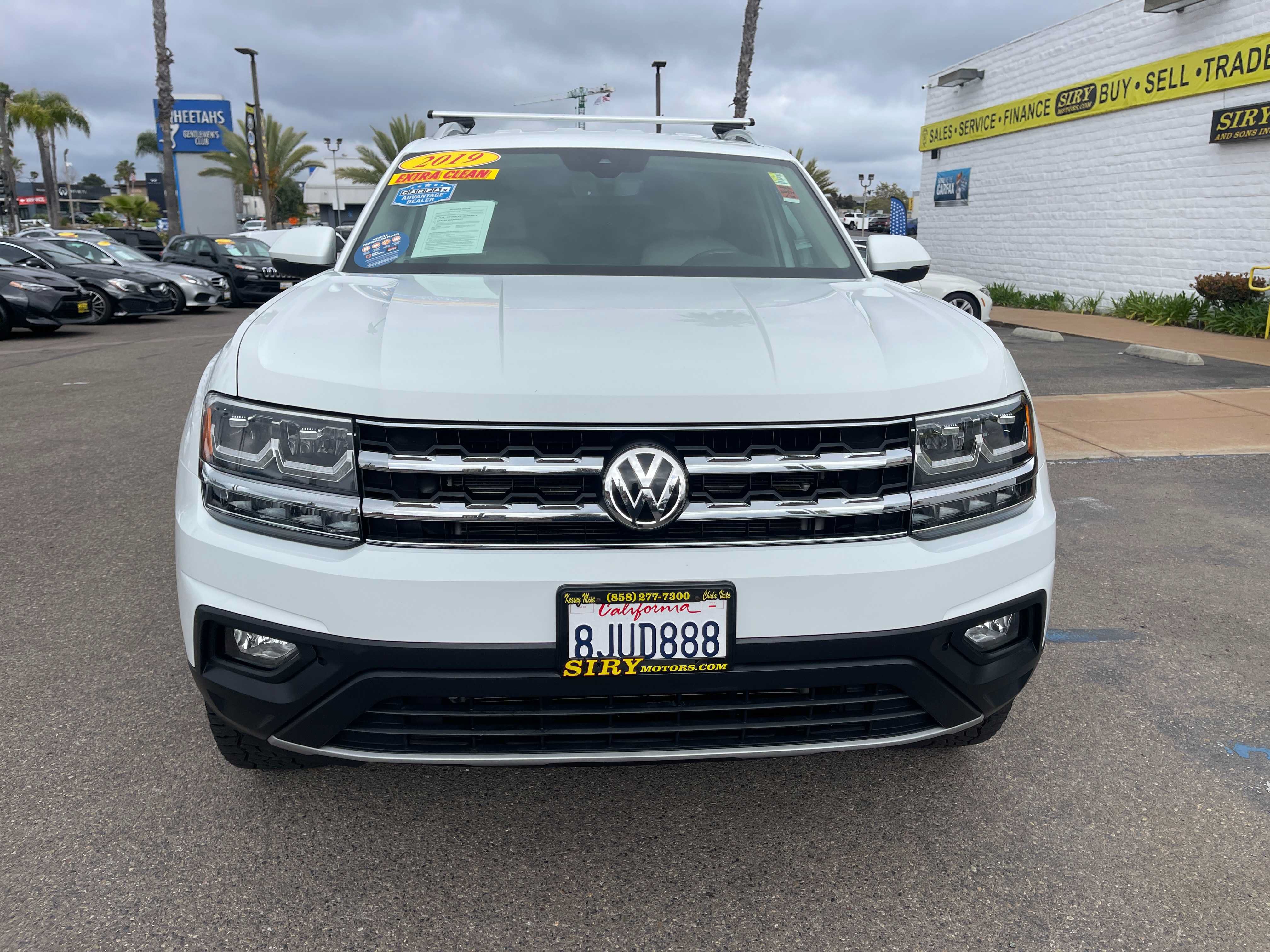 Used 2019 Volkswagen Atlas SE w/ Towing Package FWD image 8