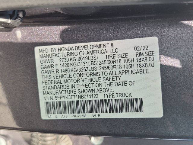 Used 2022 Honda Ridgeline RTL-E image 31