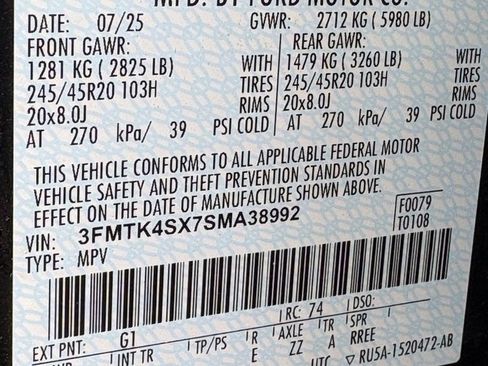 New 2025 Ford Mustang Mach-E GT w/ Bronze Appearance Package image 45