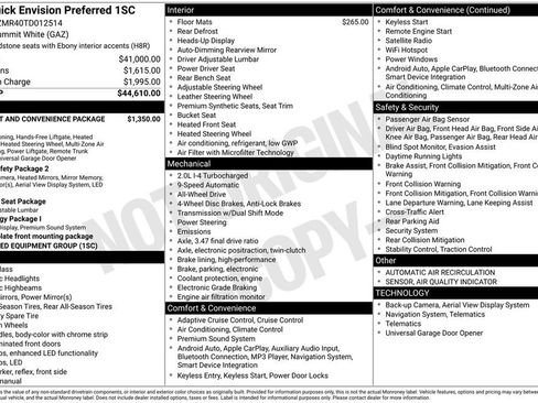 New 2026 Buick Envision Preferred image 27