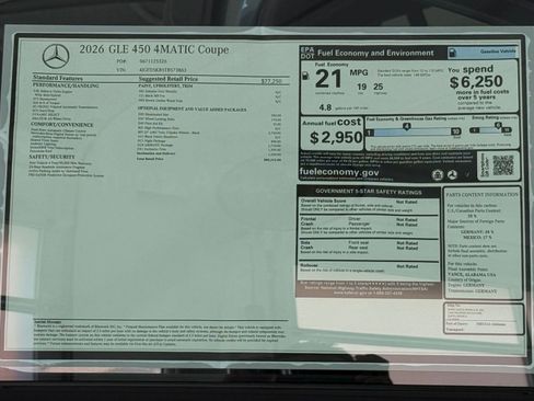 New 2026 Mercedes-Benz GLE 450 4MATIC Coupe image 31