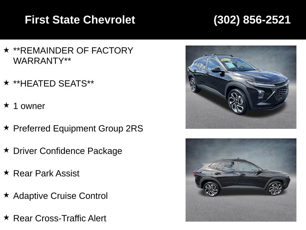 Used 2025 Chevrolet Trax RS w/ Driver Confidence Package FWD image 4