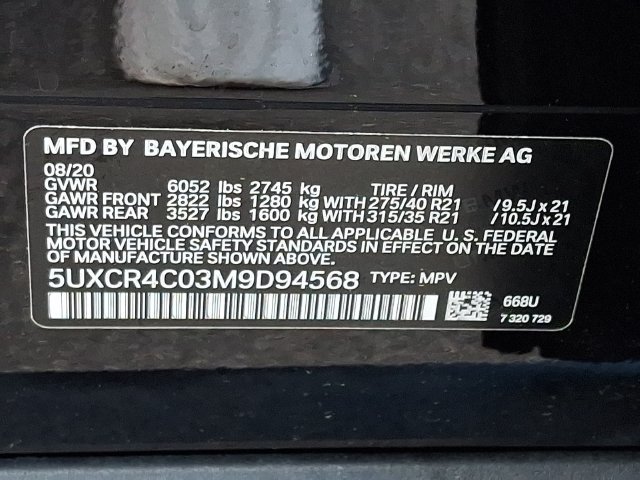 Used 2021 BMW X5 sDrive40i w/ Convenience Package RWD image 26