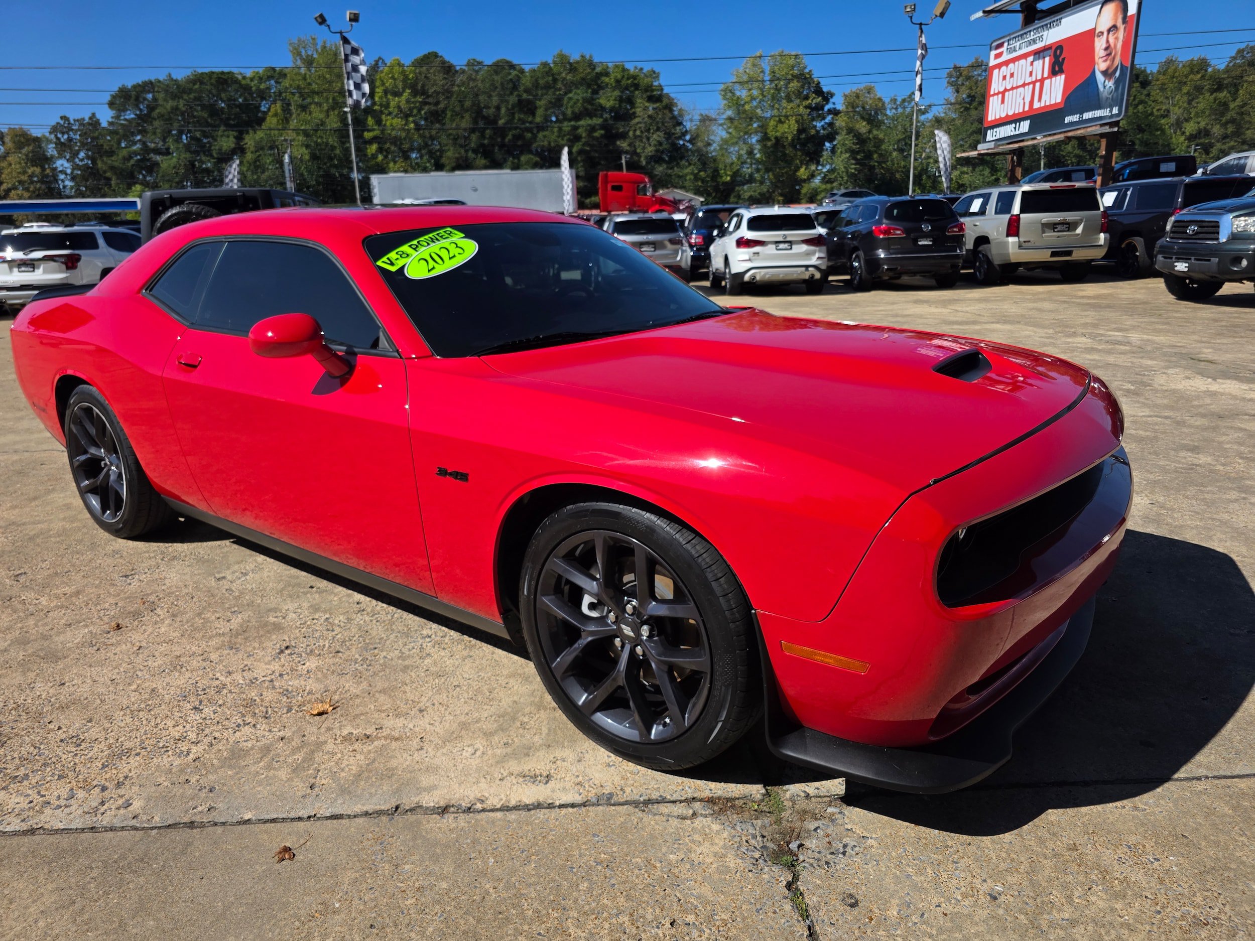 Used 2023 Dodge Challenger R/T w/ Blacktop Package RWD image 3
