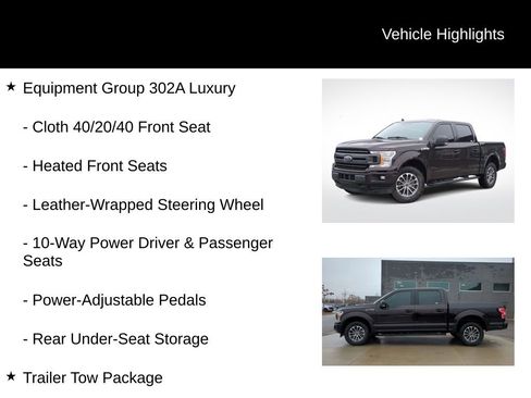 Used 2019 Ford F150 XLT w/ Equipment Group 302A Luxury image 11