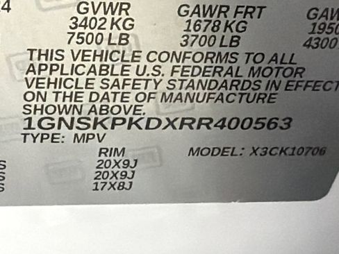 Used 2024 Chevrolet Tahoe Z71 w/ Luxury Package image 34