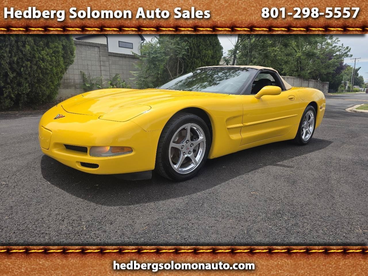 Used 2002 Chevrolet Corvette Convertible w/ Preferred Equipment Group2 RWD image 1