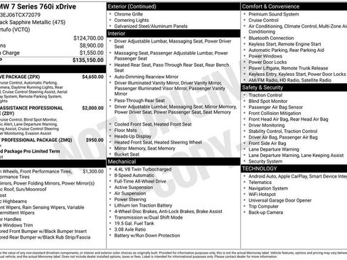 New 2026 BMW 760i xDrive w/ Executive Package image 2