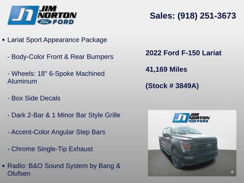Used 2022 Ford F150 Lariat AWD/4WD image 14