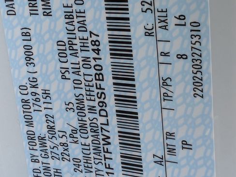 Used 2025 Ford F150 Platinum w/ Equipment Group 703A Plus image 29