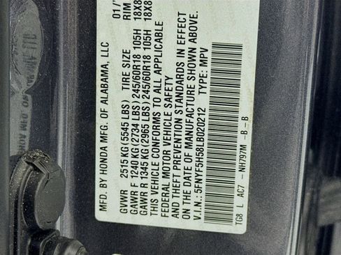 Certified 2020 Honda Pilot EX-L image 45