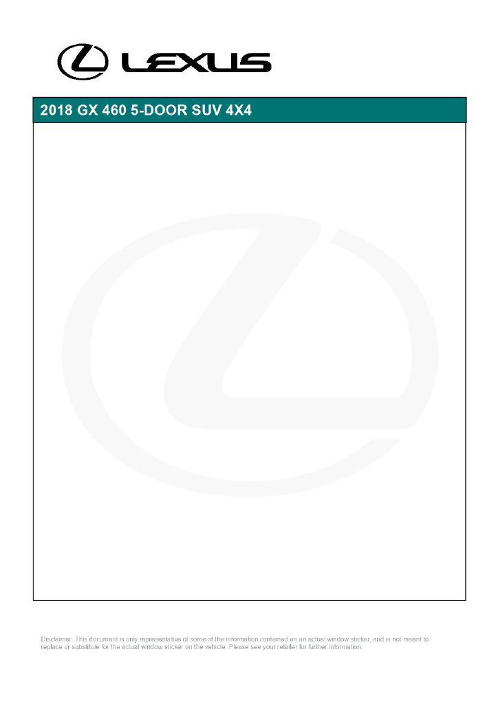Used 2018 Lexus GX 460 Premium AWD/4WD image 8