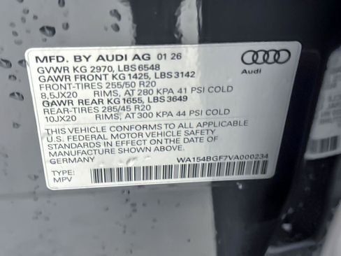New 2027 Audi Q6 e-tron Premium Plus image 27