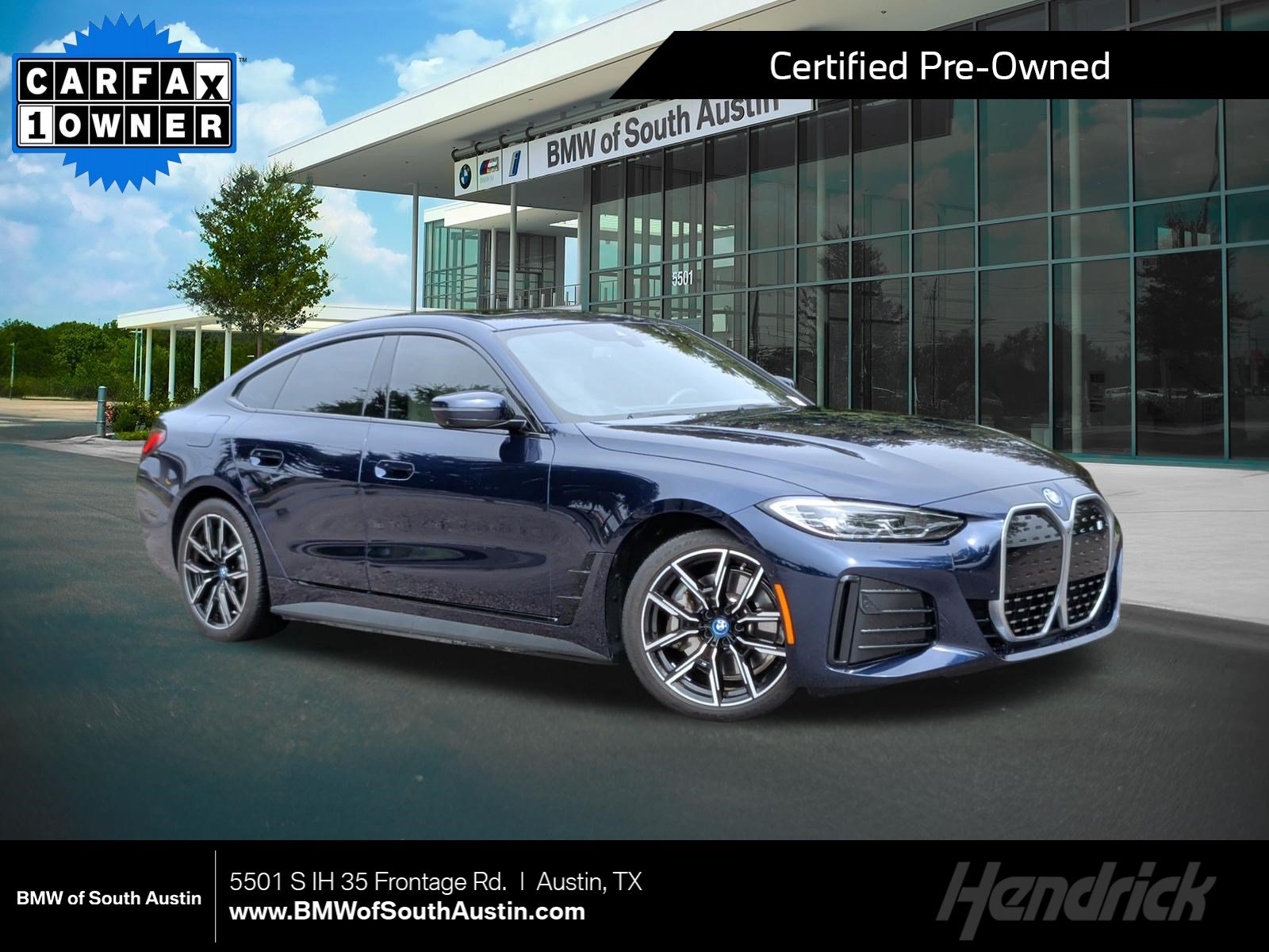 Used 2023 BMW i4 eDrive40 w/ M Sport Package RWD image 1