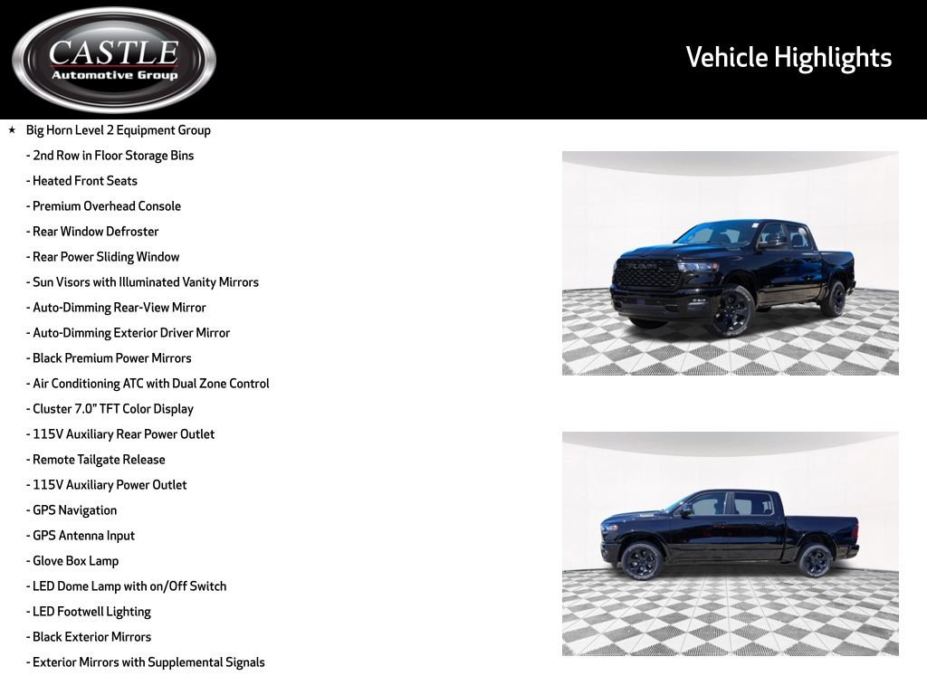 New 2026 RAM 1500 Big Horn AWD/4WD image 3