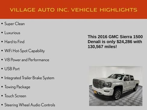 Used 2016 GMC Sierra 1500 Denali w/ Denali Ultimate Package AWD/4WD image 7