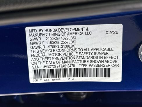 New 2026 Honda Accord Sport image 28