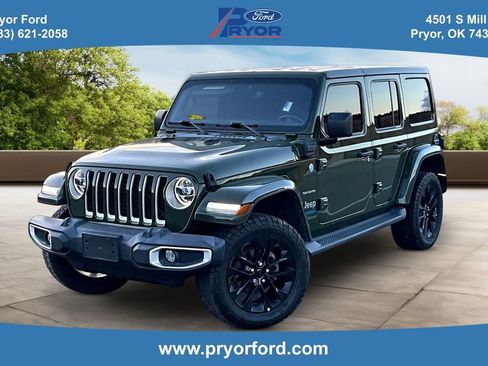 Used 2021 Jeep Wrangler Unlimited Sahara w/ Cold Weather Group AWD/4WD image 1