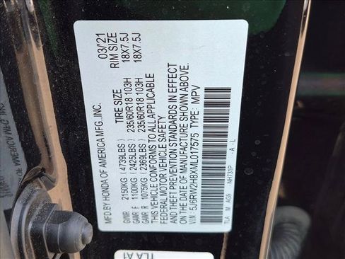 Certified 2021 Honda CR-V EX-L image 15