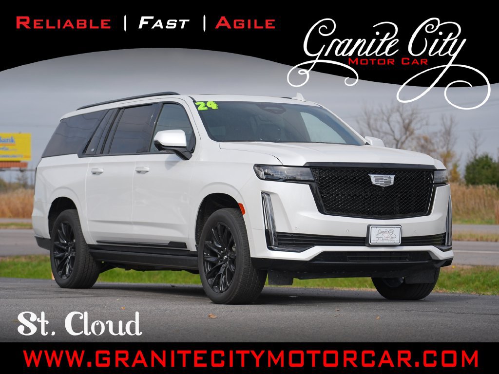 Used 2024 Cadillac Escalade ESV Sport w/ LPO, ONYX Package AWD/4WD image 1