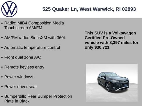 Certified 2025 Volkswagen Tiguan SE AWD/4WD image 7