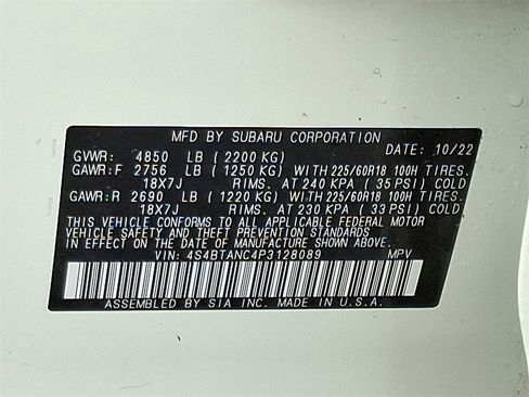 Used 2023 Subaru Outback Limited image 30