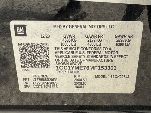 Used 2021 Chevrolet Silverado 2500 Custom w/ Custom Value Package image 24