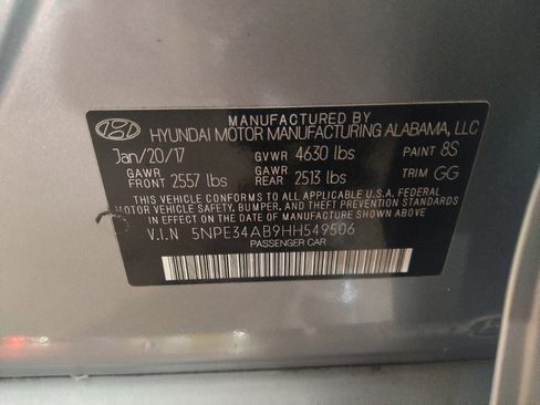 Used 2017 Hyundai Sonata Limited 2.0T FWD image 33