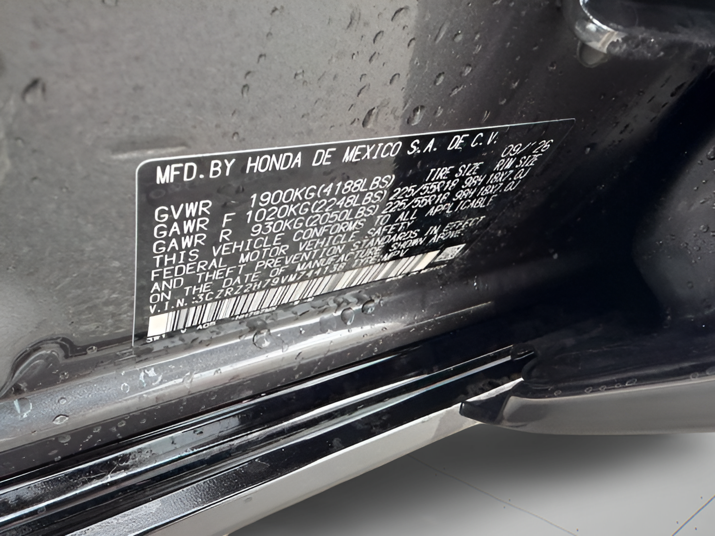 New 2027 Honda HR-V EX-L image 33