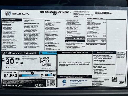 New 2026 Buick Encore GX Sport Touring w/ Comfort Package image 21