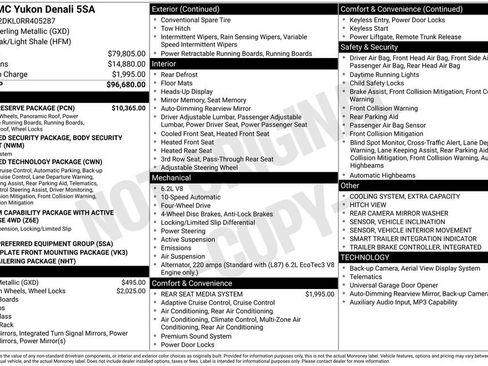 Used 2024 GMC Yukon Denali w/ Denali Reserve Package AWD/4WD image 35