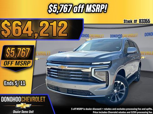 New 2026 Chevrolet Tahoe LT w/ Comfort Package RWD image 1