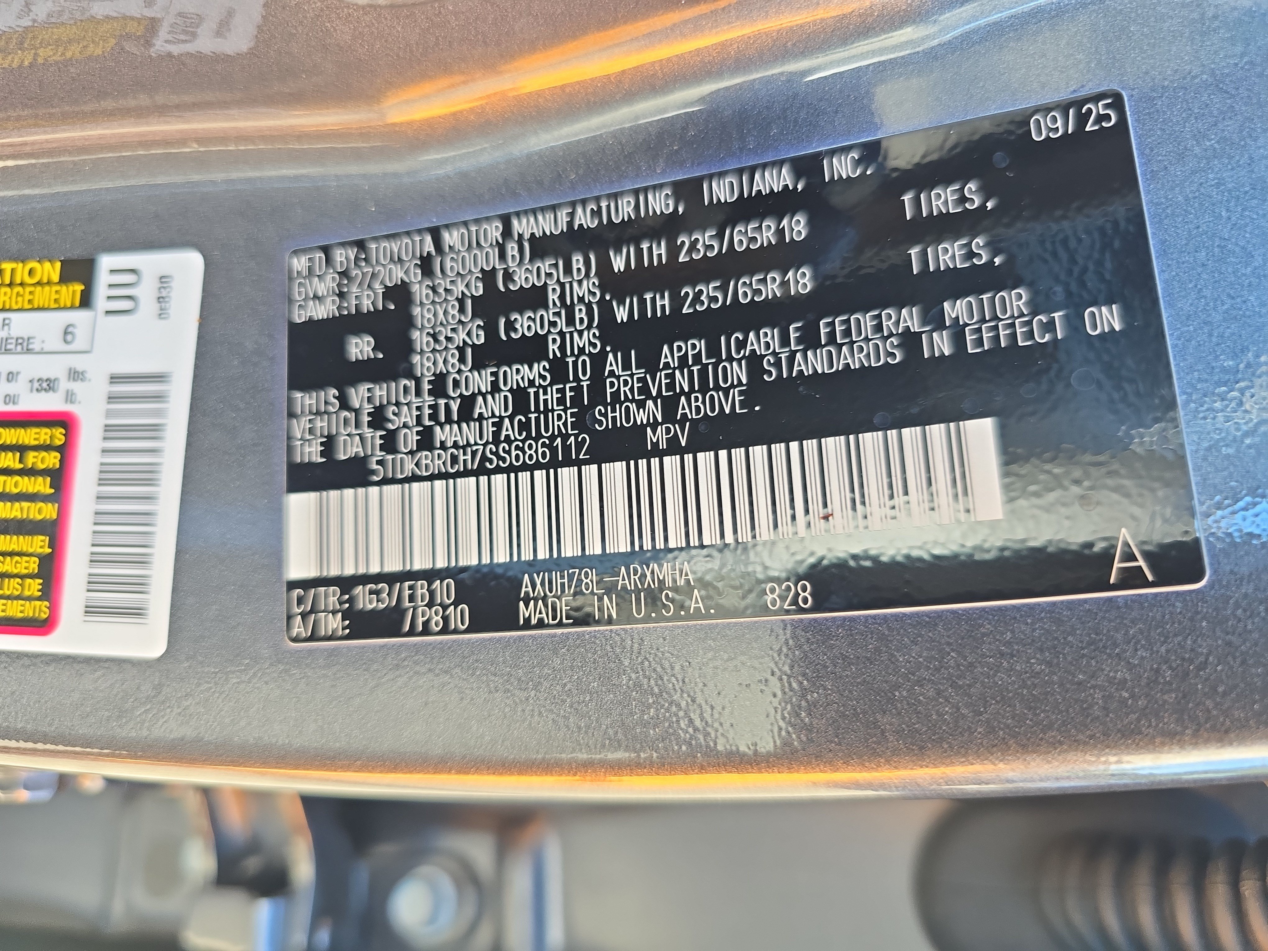 Used 2025 Toyota Highlander XLE AWD/4WD image 33