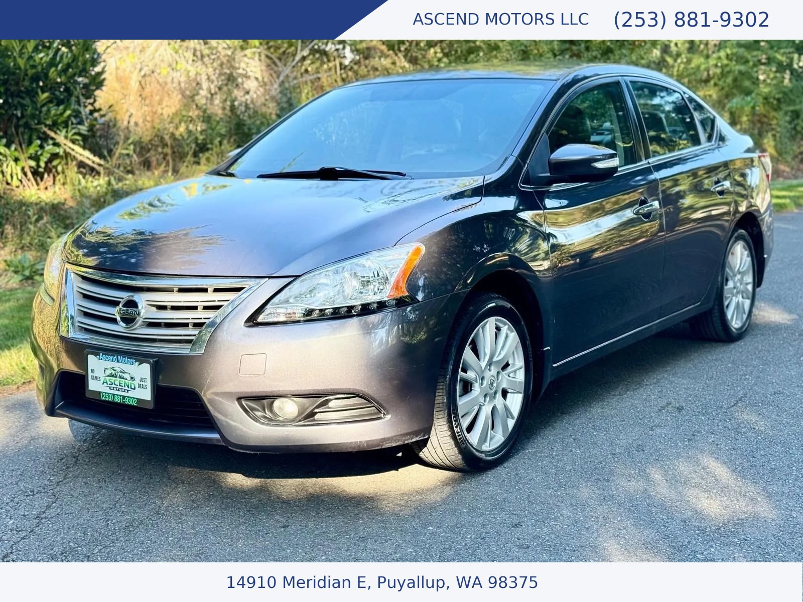 Used 2015 Nissan Sentra SL w/ Navigation Package FWD image 1
