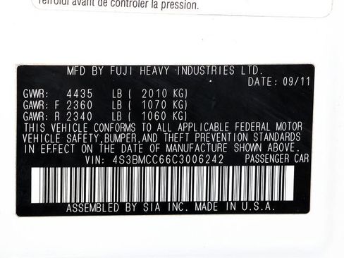 Used 2012 Subaru Legacy 2.5i Premium w/ All-Weather Pkg AWD/4WD image 36