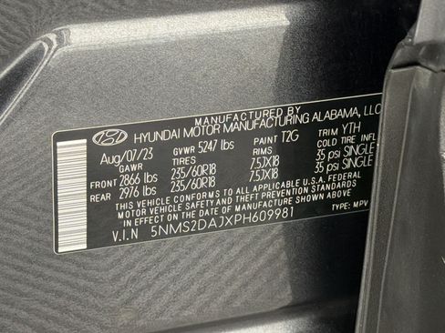Used 2023 Hyundai Santa Fe SEL AWD/4WD image 19