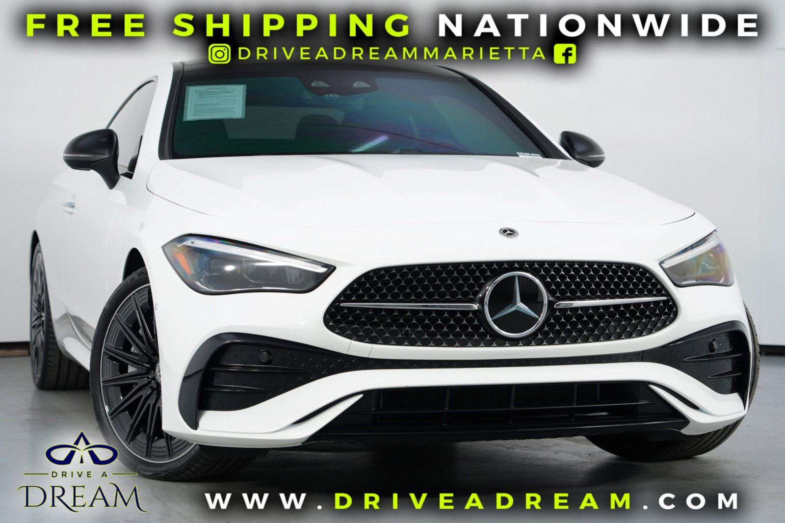 Used 2024 Mercedes-Benz CLE 450 4MATIC Coupe w/ Driver Assistance Package image 2