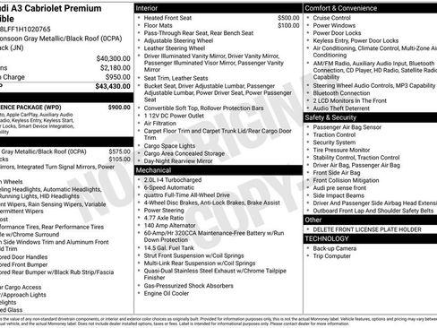 Used 2017 Audi A3 2.0T Premium w/ Convenience Package image 10