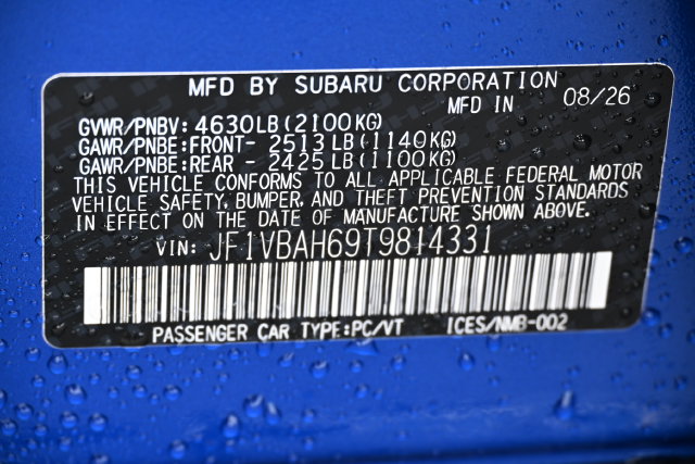 New 2026 Subaru WRX Premium AWD/4WD image 20
