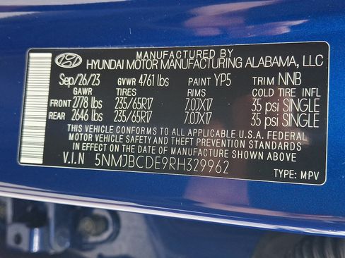 Certified 2024 Hyundai Tucson SEL AWD/4WD image 26