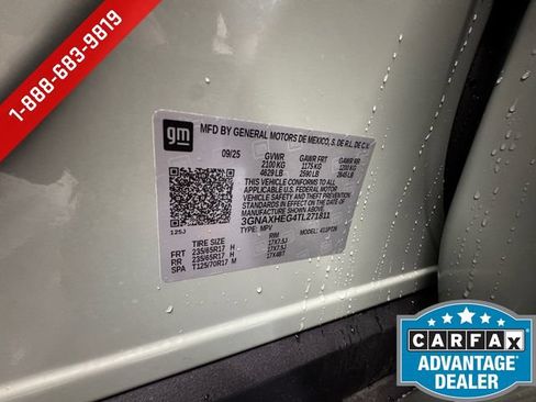 Certified 2026 Chevrolet Equinox LT w/ LPO, Floor Liner Package FWD image 28