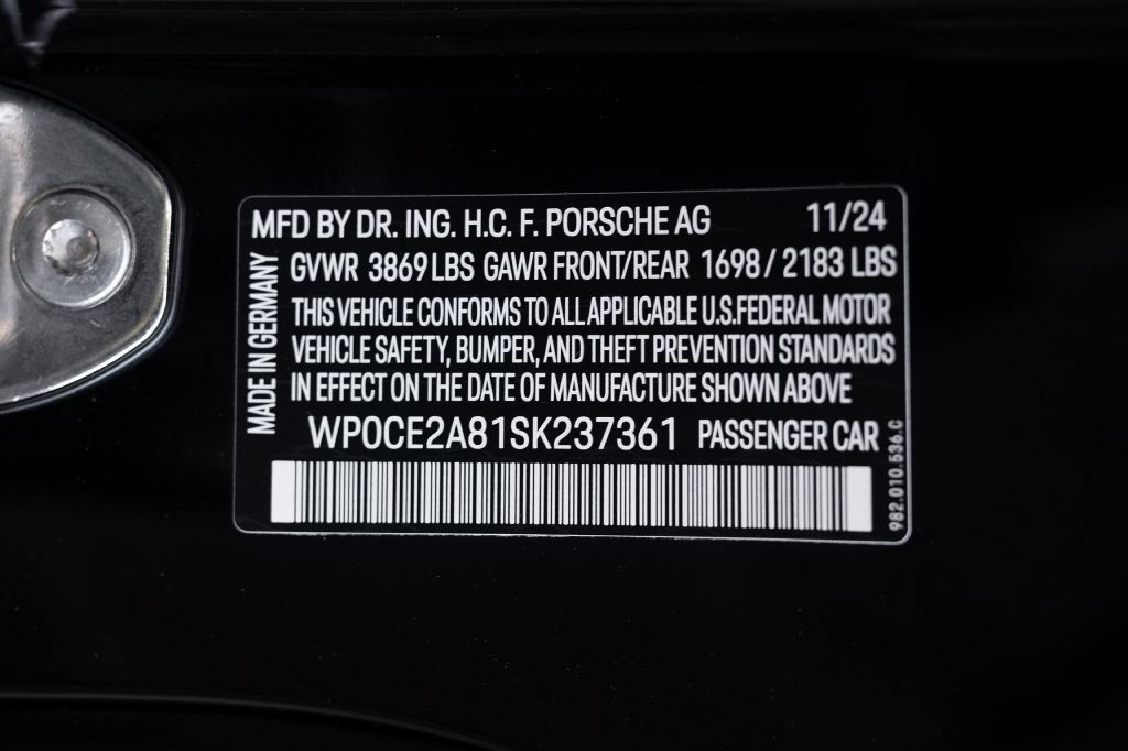 Used 2025 Porsche 718 Boxster Spyder RS RWD image 13