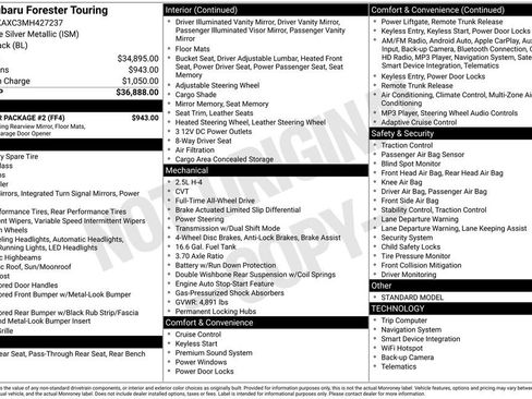 Used 2021 Subaru Forester Touring w/ Popular Package #2 image 42