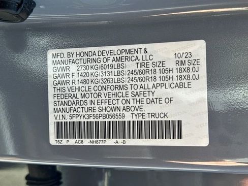 Used 2023 Honda Ridgeline RTL image 29