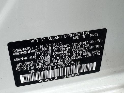 Used 2023 Subaru Crosstrek 2.5i Sport AWD/4WD image 39