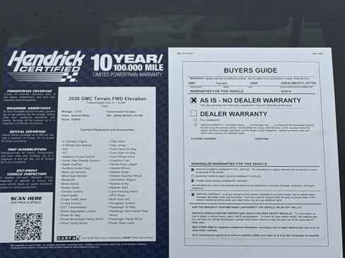 Used 2026 GMC Terrain Elevation w/ Elevation Premium Package image 36