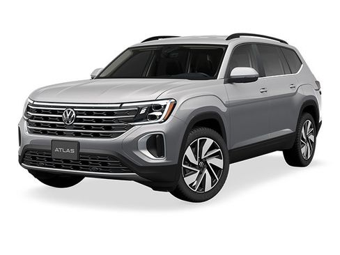 Certified 2025 Volkswagen Atlas SE w/ Black Wheel Package image 1