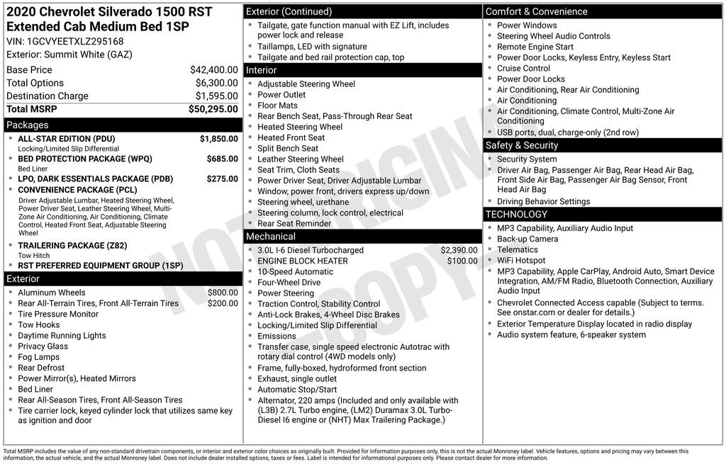 Used 2020 Chevrolet Silverado 1500 RST w/ All-Star Edition AWD/4WD image 33