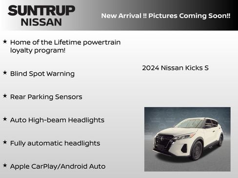 Certified 2024 Nissan Kicks S FWD image 6